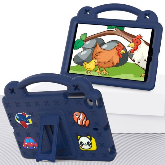 Handle Kickstand Children EVA Shockproof Tablet Case For iPad mini 1 / 2 / 3 / 4 / 5(Navy Blue) - More iPad Cases by buy2fix | Online Shopping UK | buy2fix
