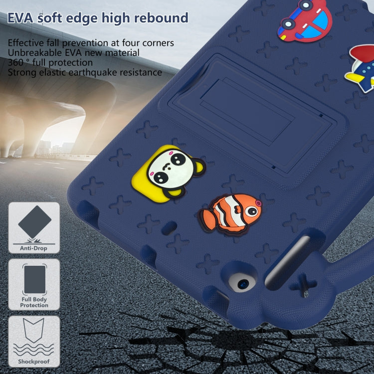 Handle Kickstand Children EVA Shockproof Tablet Case For iPad mini 1 / 2 / 3 / 4 / 5(Navy Blue) - More iPad Cases by buy2fix | Online Shopping UK | buy2fix