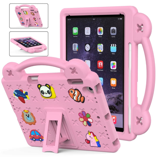 Handle Kickstand Children EVA Shockproof Tablet Case For iPad Air / Air 2 / iPad 5 / 6 / Pro 9.7(Pink) - More iPad Cases by buy2fix | Online Shopping UK | buy2fix