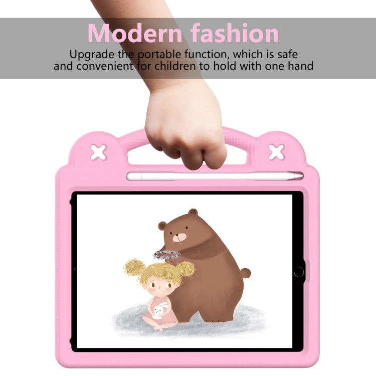 Handle Kickstand Children EVA Shockproof Tablet Case For iPad Air / Air 2 / iPad 5 / 6 / Pro 9.7(Pink) - More iPad Cases by buy2fix | Online Shopping UK | buy2fix