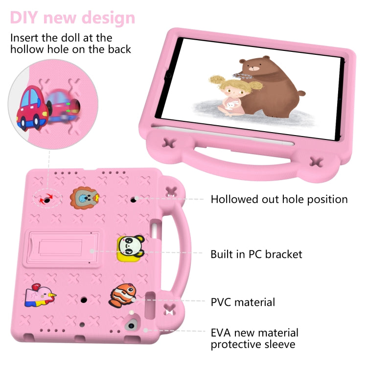 Handle Kickstand Children EVA Shockproof Tablet Case For iPad Air / Air 2 / iPad 5 / 6 / Pro 9.7(Pink) - More iPad Cases by buy2fix | Online Shopping UK | buy2fix