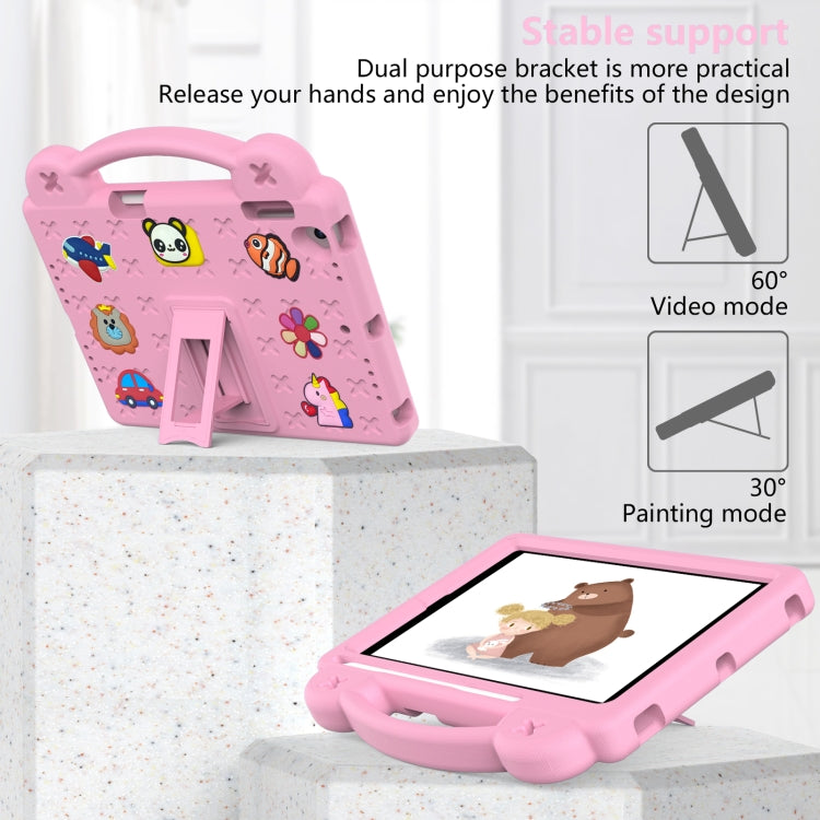 Handle Kickstand Children EVA Shockproof Tablet Case For iPad Air / Air 2 / iPad 5 / 6 / Pro 9.7(Pink) - More iPad Cases by buy2fix | Online Shopping UK | buy2fix