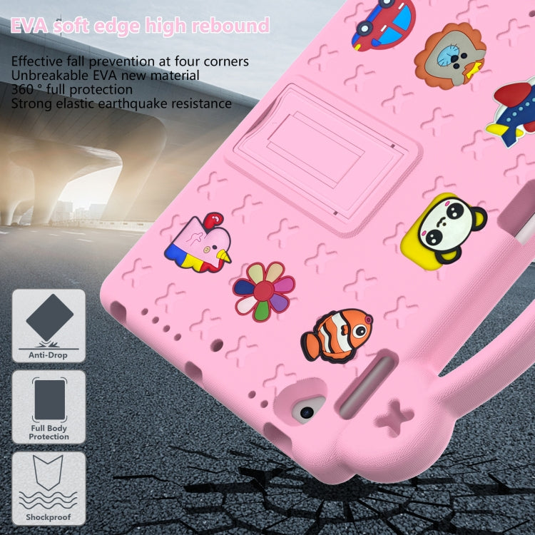 Handle Kickstand Children EVA Shockproof Tablet Case For iPad Air / Air 2 / iPad 5 / 6 / Pro 9.7(Pink) - More iPad Cases by buy2fix | Online Shopping UK | buy2fix