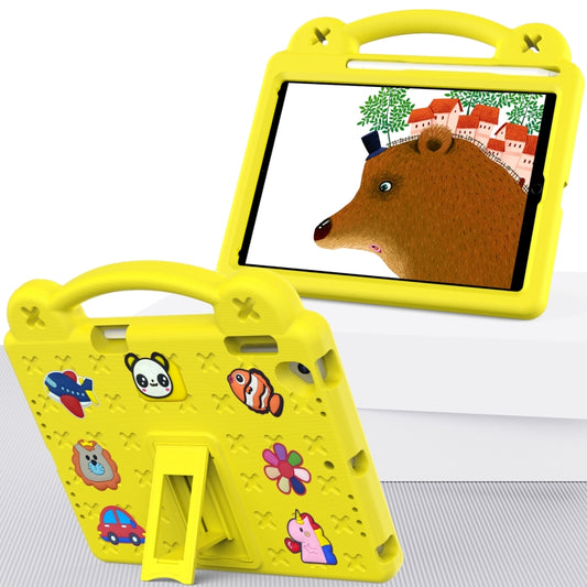 Handle Kickstand Children EVA Shockproof Tablet Case For iPad Air / Air 2 / iPad 5 / 6 / Pro 9.7(Yellow) - More iPad Cases by buy2fix | Online Shopping UK | buy2fix