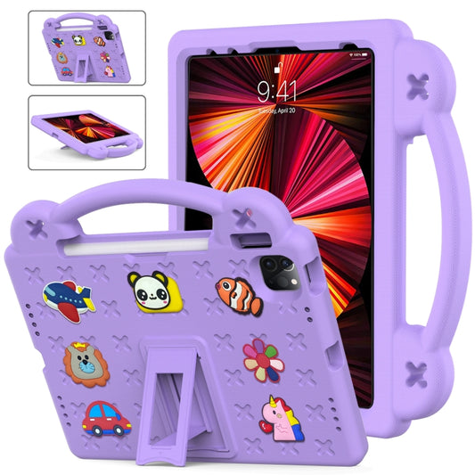 Handle Kickstand Children EVA Shockproof Tablet Case For iPad Pro 11 2018 / 2020 / 2021(Light Purple) - More iPad Cases by buy2fix | Online Shopping UK | buy2fix