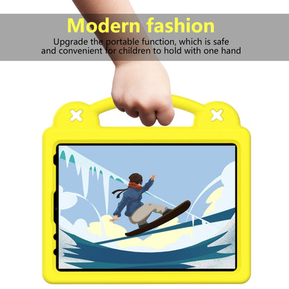 Handle Kickstand Children EVA Shockproof Tablet Case For iPad Air 2020 / 2022 10.9(Yellow) - More iPad Cases by buy2fix | Online Shopping UK | buy2fix