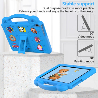 For Lenovo Tab M10 X605 / X505 / Tab P10 X705 Handle Kickstand Children EVA Shockproof Tablet Case(Sky Blue) - Lenovo by buy2fix | Online Shopping UK | buy2fix