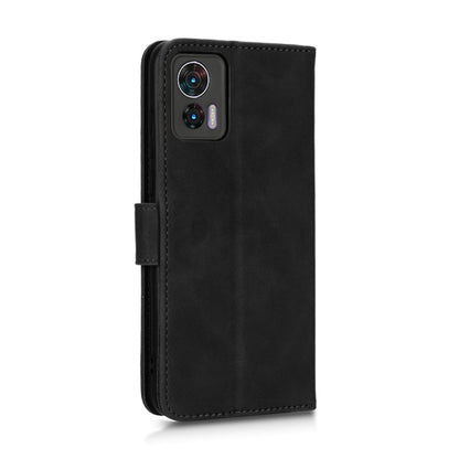 For Motorola Edge 30 Lite / Edge 30 Neo Skin Feel Magnetic Flip Leather Phone Case(Black) by buy2fix