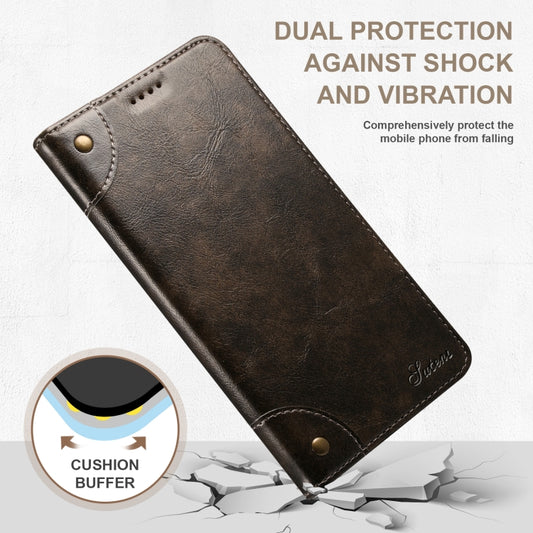 For iPhone 14 Plus Baroque Simple Flip Leather Phone Case (Black) - iPhone 14 Plus Cases by buy2fix | Online Shopping UK | buy2fix