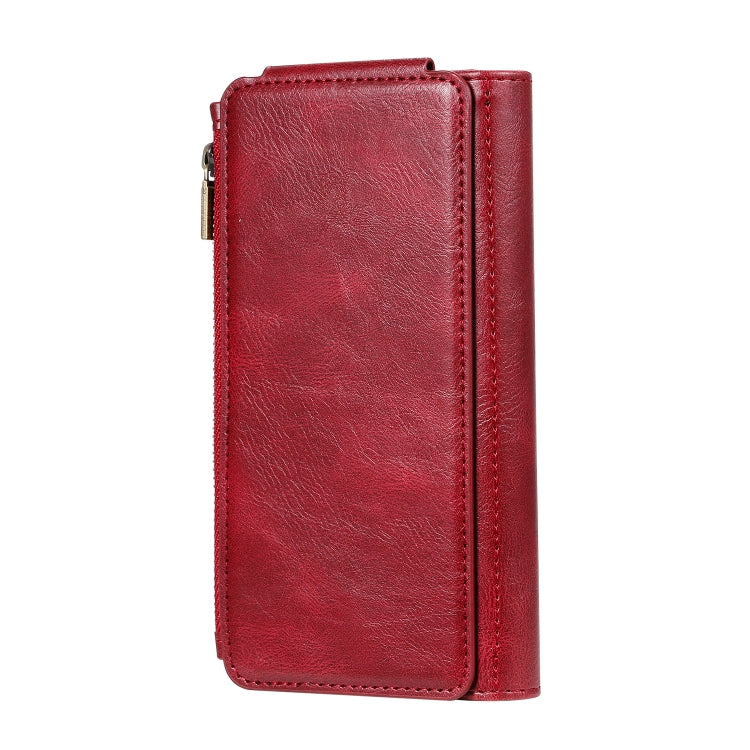 For Galaxy S20 Multifunctional Retro Detachable Magnetic Horizontal Flip Leather Case with Card Slots & Holder & Wallet & Photo Frame(Red) - Galaxy Phone Cases by buy2fix | Online Shopping UK | buy2fix