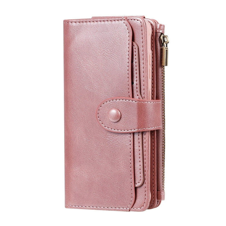For Galaxy S20 Multifunctional Retro Detachable Magnetic Horizontal Flip Leather Case with Card Slots & Holder & Wallet & Photo Frame(Pink) - Galaxy Phone Cases by buy2fix | Online Shopping UK | buy2fix