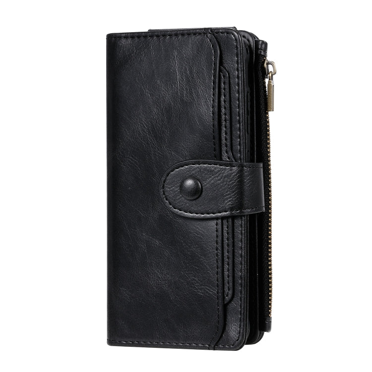 For Galaxy S20 Multifunctional Retro Detachable Magnetic Horizontal Flip Leather Case with Card Slots & Holder & Wallet & Photo Frame(Black) - Galaxy Phone Cases by buy2fix | Online Shopping UK | buy2fix