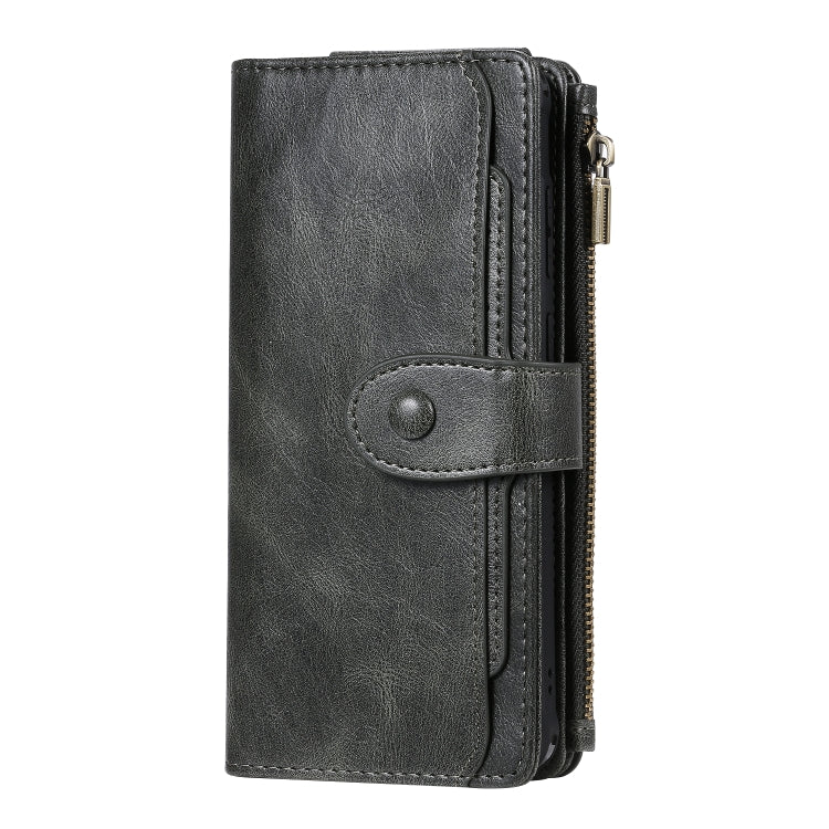 For Galaxy S20 Plus Multifunctional Retro Detachable Magnetic Horizontal Flip Leather Case with Card Slots & Holder & Wallet & Photo Frame(Dark Grey) - Galaxy Phone Cases by buy2fix | Online Shopping UK | buy2fix