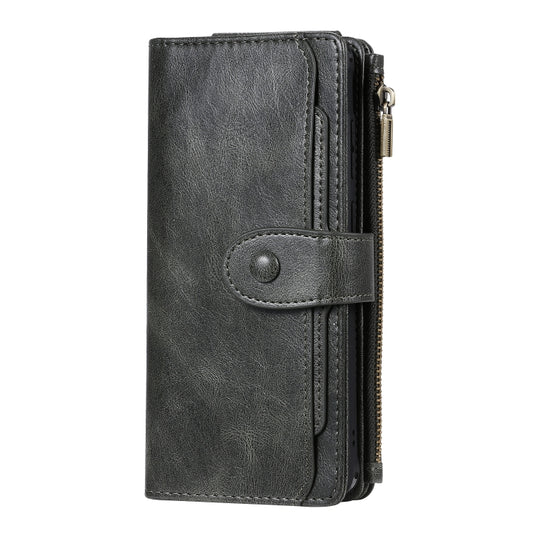 For Galaxy S20 Plus Multifunctional Retro Detachable Magnetic Horizontal Flip Leather Case with Card Slots & Holder & Wallet & Photo Frame(Dark Grey) - Galaxy Phone Cases by buy2fix | Online Shopping UK | buy2fix