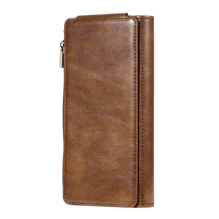 For Galaxy S20 Plus Multifunctional Retro Detachable Magnetic Horizontal Flip Leather Case with Card Slots & Holder & Wallet & Photo Frame(Brown) - Galaxy Phone Cases by buy2fix | Online Shopping UK | buy2fix