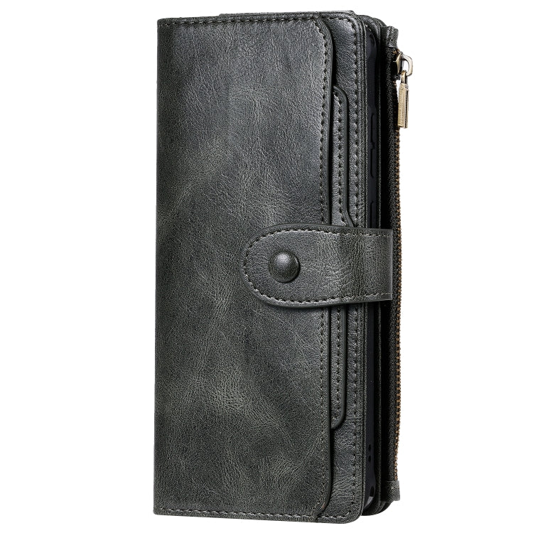 For Galaxy S20 Ultra Multifunctional Retro Detachable Magnetic Horizontal Flip Leather Case with Card Slots & Holder & Wallet & Photo Frame(Dark Grey) - Galaxy Phone Cases by buy2fix | Online Shopping UK | buy2fix