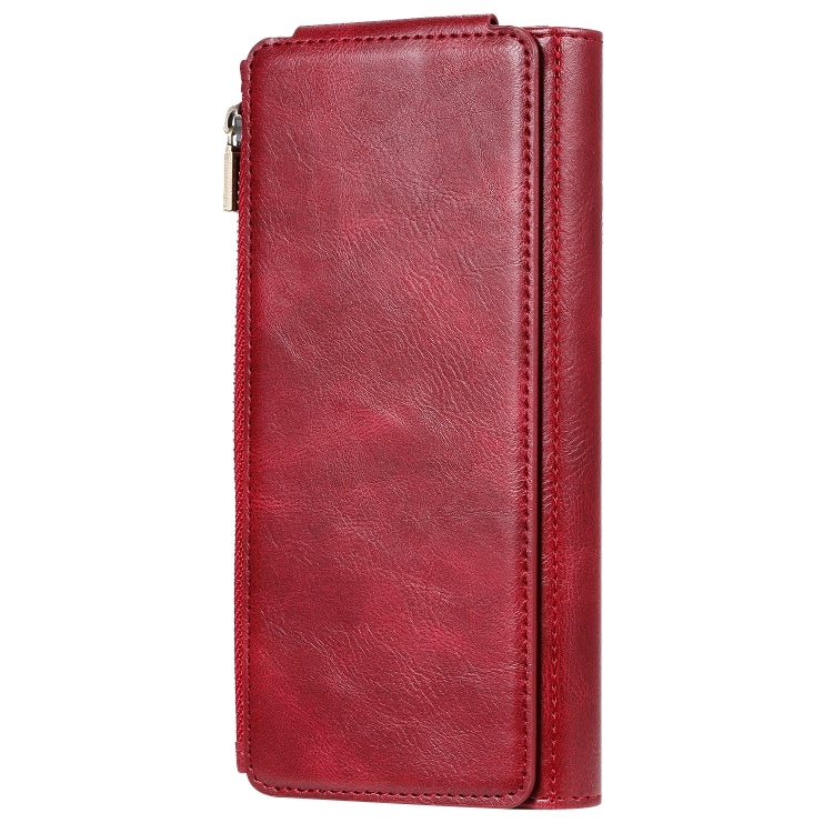 For Galaxy S20 Ultra Multifunctional Retro Detachable Magnetic Horizontal Flip Leather Case with Card Slots & Holder & Wallet & Photo Frame(Red) - Galaxy Phone Cases by buy2fix | Online Shopping UK | buy2fix