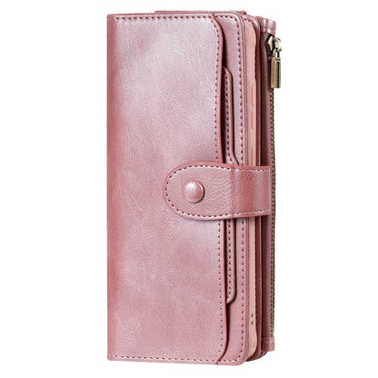 For Galaxy S20 Ultra Multifunctional Retro Detachable Magnetic Horizontal Flip Leather Case with Card Slots & Holder & Wallet & Photo Frame(Pink) - Galaxy Phone Cases by buy2fix | Online Shopping UK | buy2fix