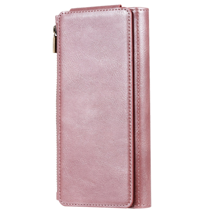 For Galaxy S20 Ultra Multifunctional Retro Detachable Magnetic Horizontal Flip Leather Case with Card Slots & Holder & Wallet & Photo Frame(Pink) - Galaxy Phone Cases by buy2fix | Online Shopping UK | buy2fix