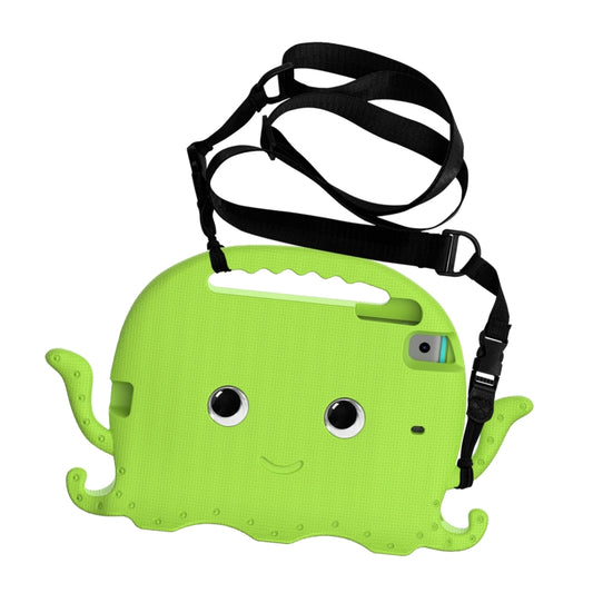 For iPad mini 1 / 2 / 3 / 4 / 5 Octopus Style EVA + PC Tablet Case with Strap(Grass Green) - iPad mini (2019) / mini 5 Cases by buy2fix | Online Shopping UK | buy2fix