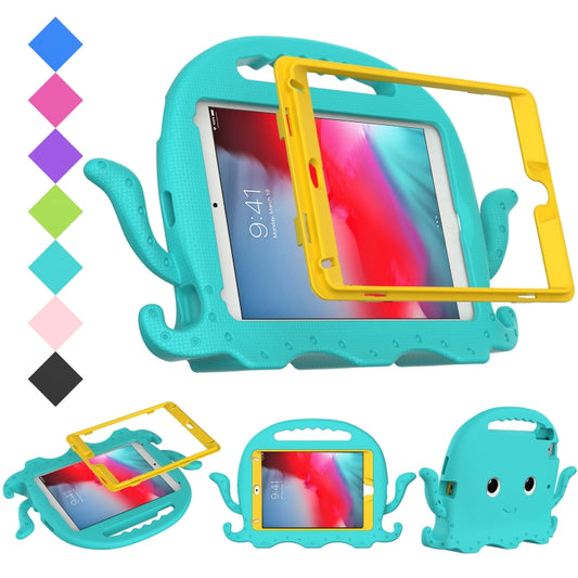 For iPad mini 1 / 2 / 3 / 4 / 5 Octopus Style EVA + PC Tablet Case with Strap(Glacial Green) - iPad mini (2019) / mini 5 Cases by buy2fix | Online Shopping UK | buy2fix