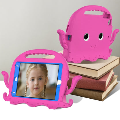 For iPad mini 1 / 2 / 3 / 4 / 5 Octopus Style EVA + PC Tablet Case with Strap(Rose Red) - iPad mini (2019) / mini 5 Cases by buy2fix | Online Shopping UK | buy2fix