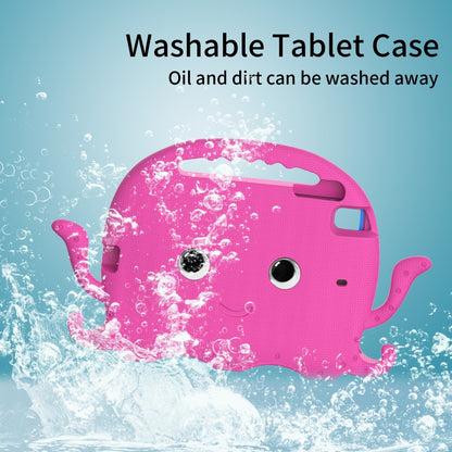 For iPad mini 1 / 2 / 3 / 4 / 5 Octopus Style EVA + PC Tablet Case with Strap(Rose Red) - iPad mini (2019) / mini 5 Cases by buy2fix | Online Shopping UK | buy2fix