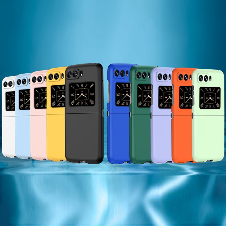 For Motorola Moto Razr 2022 Skin Feel PC Phone Case(Klein Blue) by buy2fix