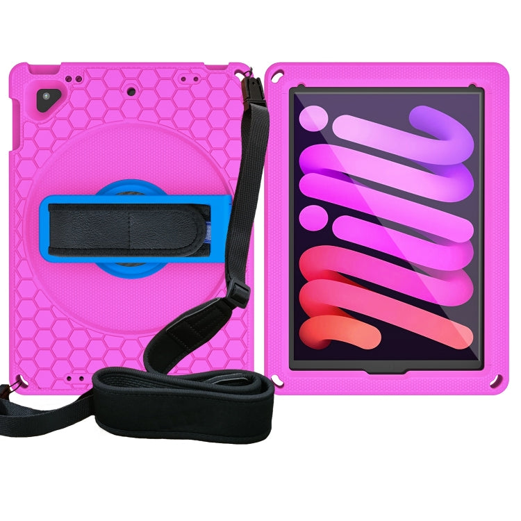 EVA + PC Tablet Case with Shoulder Strap For iPad Air / Air 2 / 9.7 2017 / 9.7 2018(Rose Red) - iPad 9.7 (2018) & (2017) Cases by buy2fix | Online Shopping UK | buy2fix