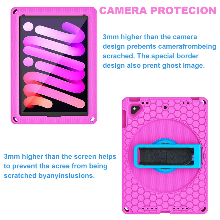 EVA + PC Tablet Case with Shoulder Strap For iPad Air / Air 2 / 9.7 2017 / 9.7 2018(Rose Red) - iPad 9.7 (2018) & (2017) Cases by buy2fix | Online Shopping UK | buy2fix