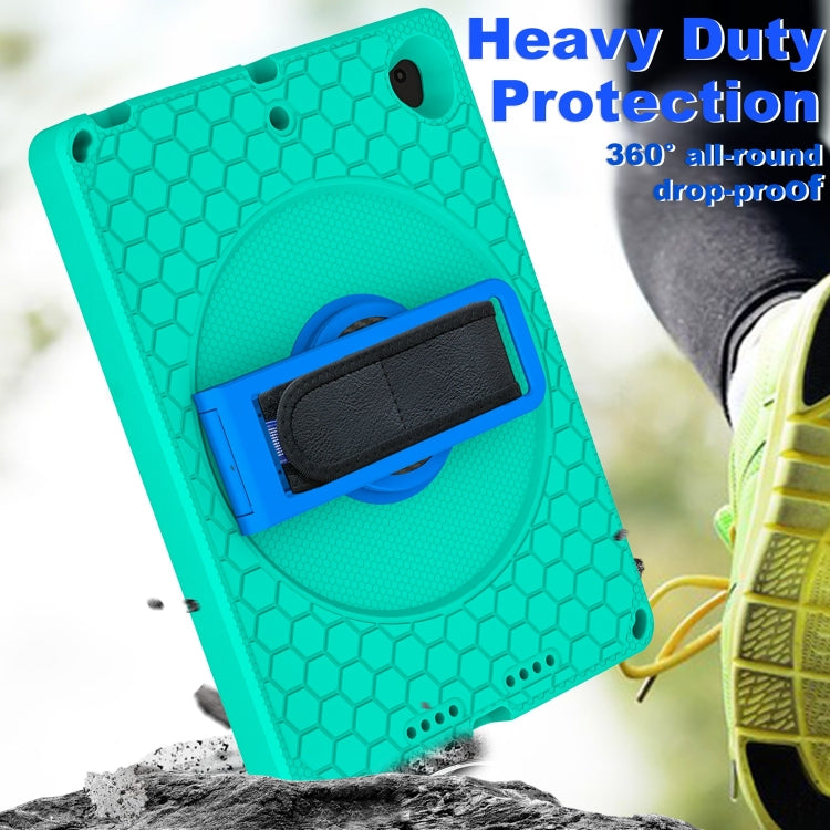 EVA + PC Tablet Case with Shoulder Strap For iPad 10.2 2022 / 2021 / 2020 / 2019 / 10.5(Glacier Green) - iPad 10.2 Cases by buy2fix | Online Shopping UK | buy2fix