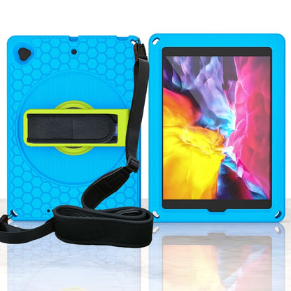 EVA + PC Tablet Case with Shoulder Strap For iPad 10.2 2022 / 2021 / 2020 / 2019 / 10.5(Blue) - iPad 10.2 Cases by buy2fix | Online Shopping UK | buy2fix
