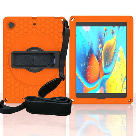 EVA + PC Tablet Case with Shoulder Strap For iPad 10.2 2022 / 2021 / 2020 / 2019 / 10.5(Orange) - iPad 10.2 Cases by buy2fix | Online Shopping UK | buy2fix