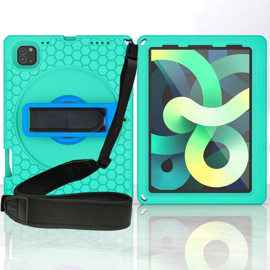 EVA + PC Tablet Case with Shoulder Strap For iPad Pro 11 inch 2020 / 2018 / Air 5 / Air 4(Glacier Green) - iPad Pro 11 (2020) Cases by buy2fix | Online Shopping UK | buy2fix