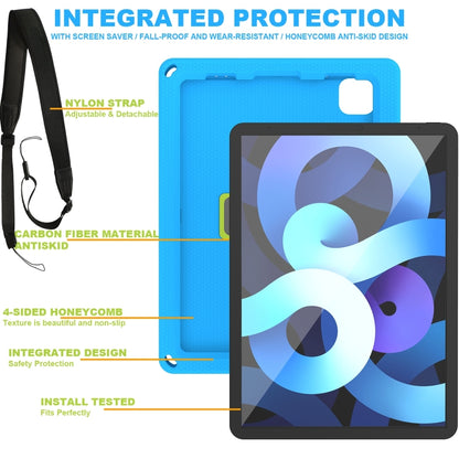 EVA + PC Tablet Case with Shoulder Strap For iPad Pro 11 inch 2020 / 2018 / Air 5 / Air 4(Blue) - iPad Pro 11 (2020) Cases by buy2fix | Online Shopping UK | buy2fix