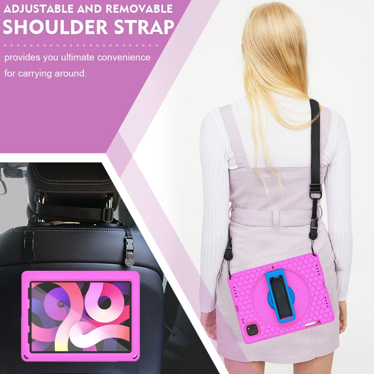 EVA + PC Tablet Case with Shoulder Strap For iPad Pro 11 inch 2020 / 2018 / Air 5 / Air 4(Rose Red) - iPad Pro 11 (2020) Cases by buy2fix | Online Shopping UK | buy2fix