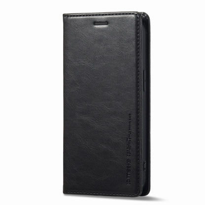 For iPhone 14 LC.IMEEKE RFID Anti-theft Leather Phone Case(Black) - iPhone 14 Cases by LC.IMEEKE | Online Shopping UK | buy2fix