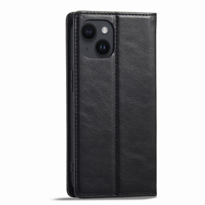 For iPhone 14 LC.IMEEKE RFID Anti-theft Leather Phone Case(Black) - iPhone 14 Cases by LC.IMEEKE | Online Shopping UK | buy2fix