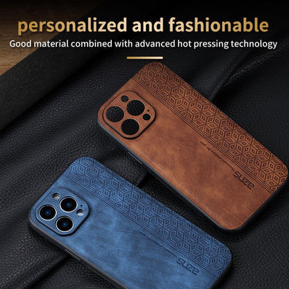 For iPhone 13 Pro Max AZNS 3D Embossed Skin Feel Phone Case(Black) - iPhone 13 Pro Max Cases by AZNS | Online Shopping UK | buy2fix