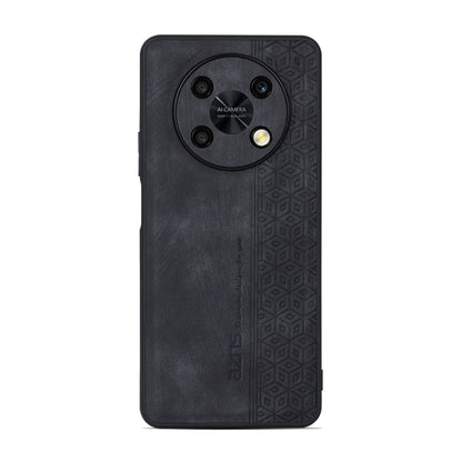 For Huawei Enjoy 50 Pro / nova Y90 AZNS 3D Embossed Skin Feel Phone Case(Black) - Huawei Cases by AZNS | Online Shopping UK | buy2fix