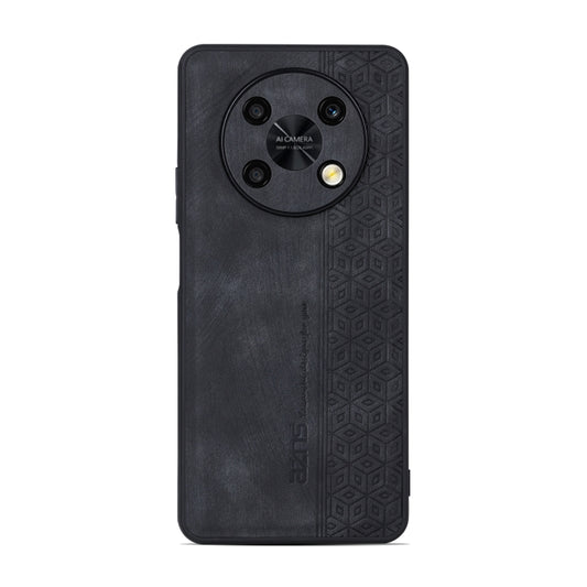 For Huawei Enjoy 50 Pro / nova Y90 AZNS 3D Embossed Skin Feel Phone Case(Black) - Huawei Cases by AZNS | Online Shopping UK | buy2fix