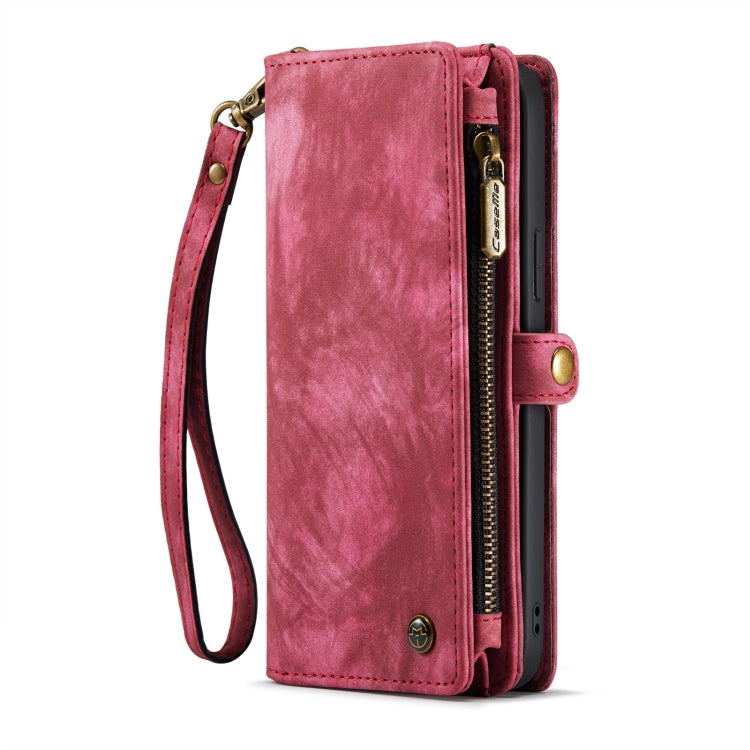 For iPhone 14 CaseMe 008 Detachable Multifunctional Leather Phone Case(Red) - iPhone 14 Cases by CaseMe | Online Shopping UK | buy2fix