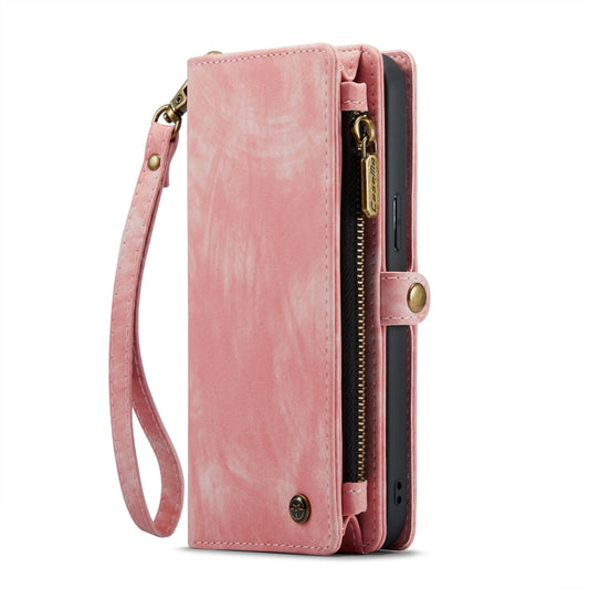 For iPhone 14 Plus CaseMe 008 Detachable Multifunctional Leather Phone Case(Pink) - iPhone 14 Cases by CaseMe | Online Shopping UK | buy2fix