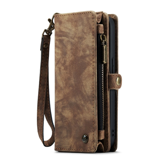 For iPhone 14 Pro CaseMe 008 Detachable Multifunctional Leather Phone Case(Brown) - iPhone 14 Pro Cases by CaseMe | Online Shopping UK | buy2fix