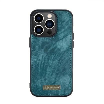 For iPhone 14 Pro CaseMe 008 Detachable Multifunctional Leather Phone Case(Blue) - iPhone 14 Pro Cases by CaseMe | Online Shopping UK | buy2fix