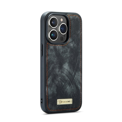For iPhone 14 Pro CaseMe 008 Detachable Multifunctional Leather Phone Case(Black) - iPhone 14 Pro Cases by CaseMe | Online Shopping UK | buy2fix