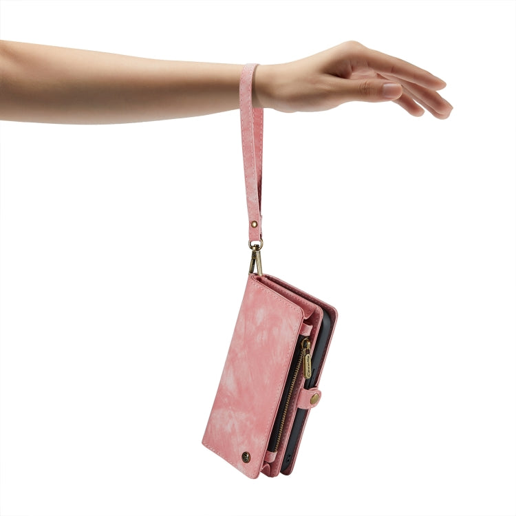 For iPhone 14 Pro CaseMe 008 Detachable Multifunctional Leather Phone Case(Pink) - iPhone 14 Pro Cases by CaseMe | Online Shopping UK | buy2fix
