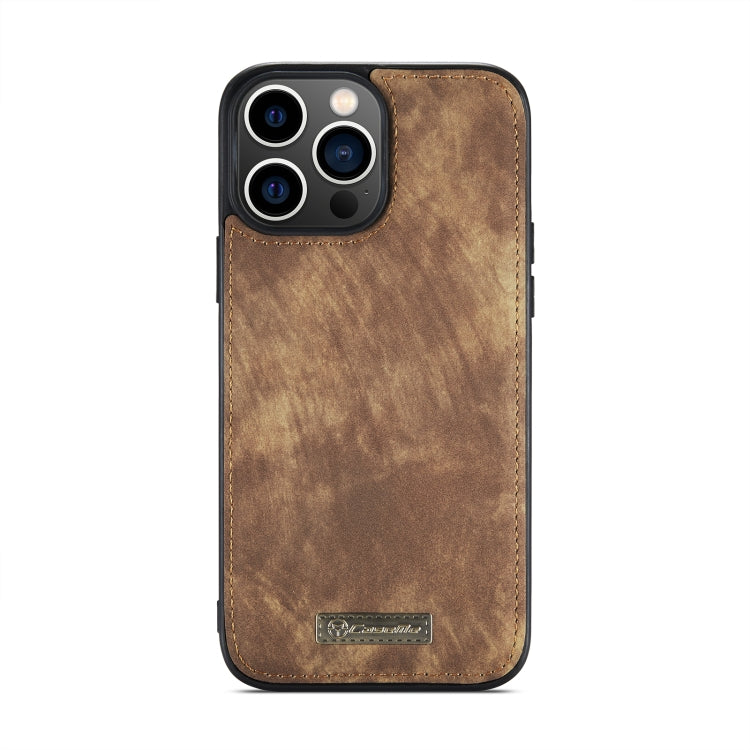 For iPhone 14 Pro Max CaseMe 008 Detachable Multifunctional Leather Phone Case(Brown) - iPhone 14 Pro Max Cases by CaseMe | Online Shopping UK | buy2fix