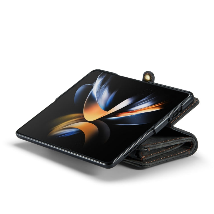 For Samsung Galaxy Z Fold4 CaseMe 008 Detachable Multifunctional Leather Phone Case(Black) - Galaxy Phone Cases by CaseMe | Online Shopping UK | buy2fix