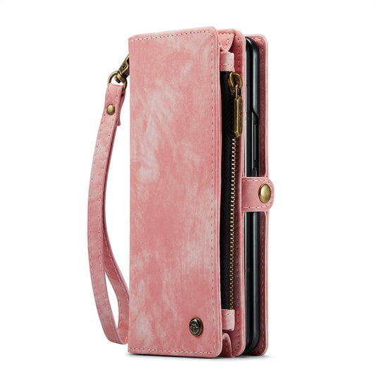 For Samsung Galaxy Z Fold4 CaseMe 008 Detachable Multifunctional Leather Phone Case(Pink) - Galaxy Phone Cases by CaseMe | Online Shopping UK | buy2fix